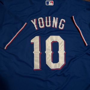 Texas Rangers Michael Young Jersey